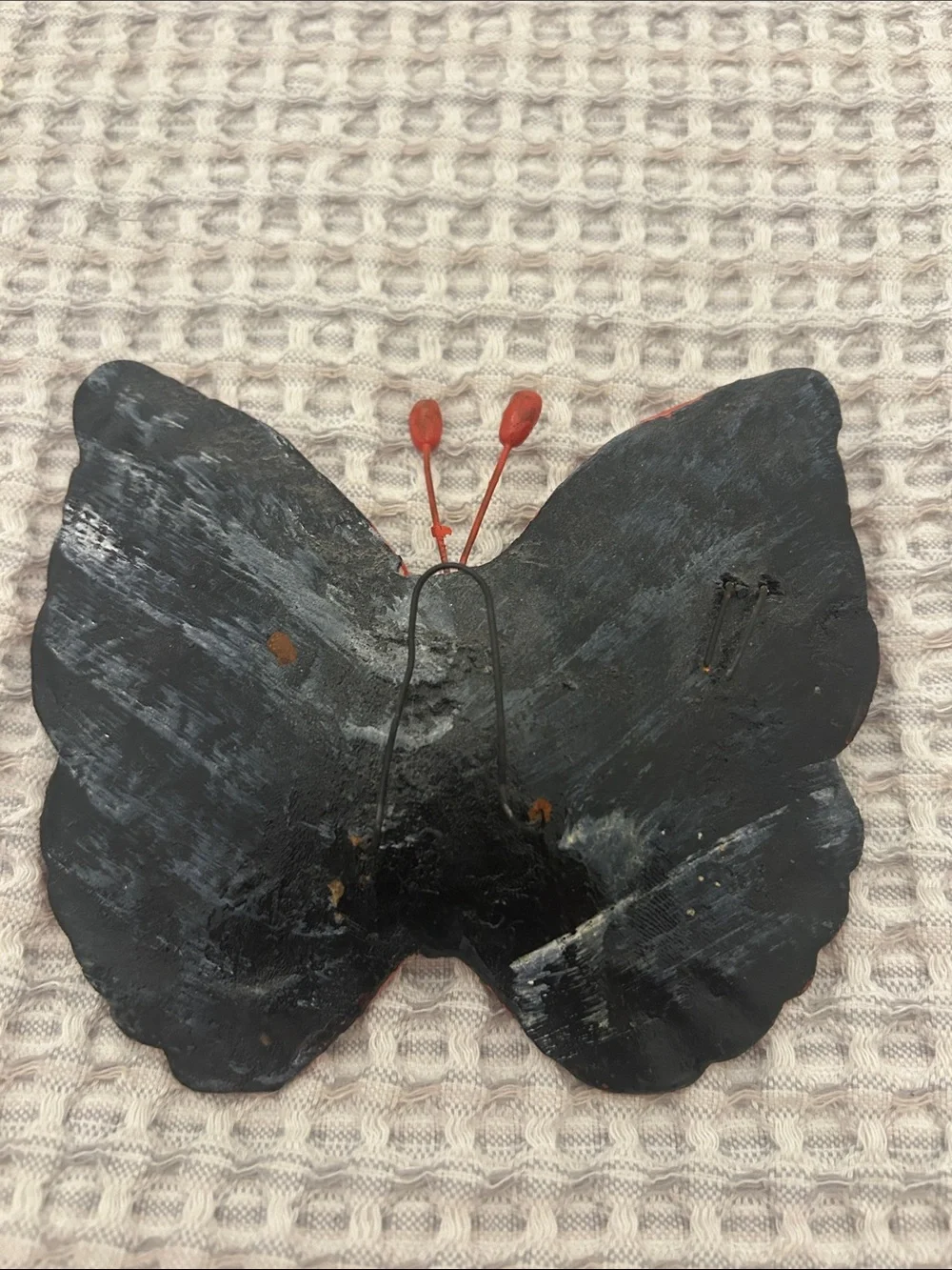 Vintage Chalkware Butterfly wall Hanging 60-70’s Era